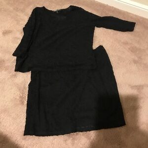Knit skirt set, no pockets with lining